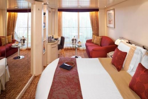 Celebrity Cruises - As cabines da categoria ganham ainda mais luxo e sofisticação