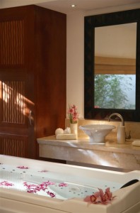 Recepção do SPA do Le Blanc